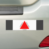 Braziliaanse vlag Minas Gerais Bumpersticker (Op auto)