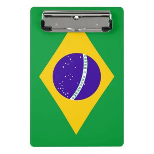 Braziliaanse vlag mini klembord
