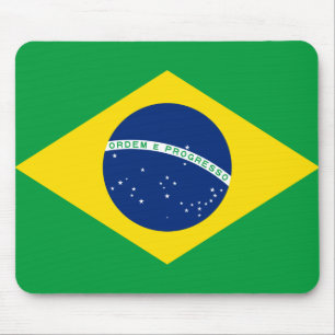 Braziliaanse vlag Mousepad Muismat