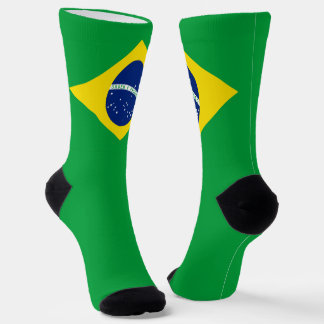Braziliaanse vlag - patriottische Braziliaanse nat Sokken