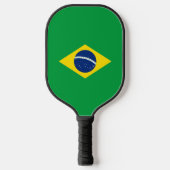 Braziliaanse vlag pickleball paddle (Voorkant)