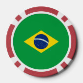 Braziliaanse vlag poker chips (Achterkant)