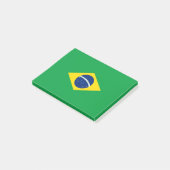 Braziliaanse vlag post-it® notes (Schuin)