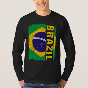 Braziliaanse vlag Pride Roots Heritage T-shirt