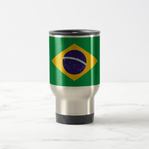 Braziliaanse vlag reisbeker