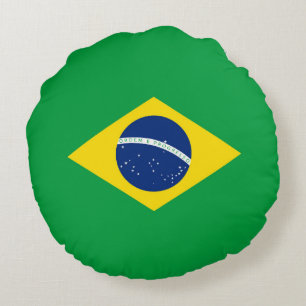 Braziliaanse vlag rond kussen