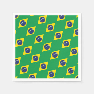 Braziliaanse vlag. servetten