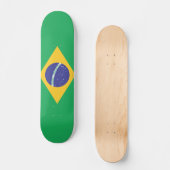 Braziliaanse vlag skateboard (Voorkant)