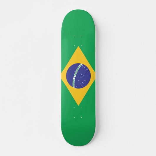Braziliaanse vlag skateboard (Voorkant)