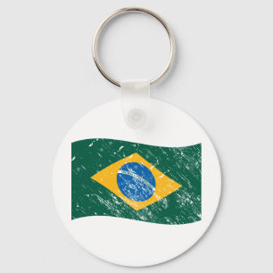 Braziliaanse vlag sleutelhanger