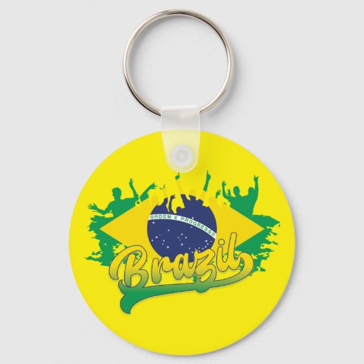 Braziliaanse vlag sleutelhanger (Voorkant)