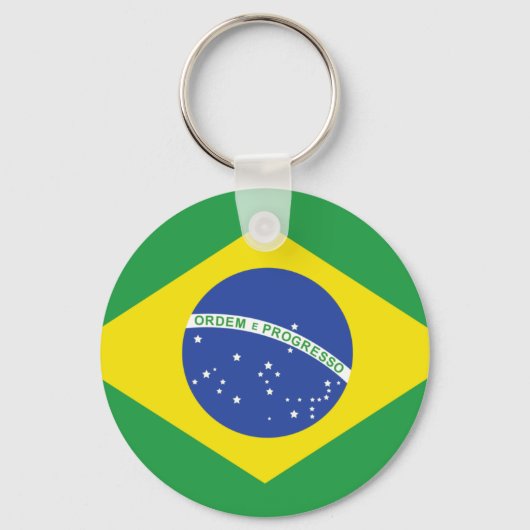 Braziliaanse vlag sleutelhanger (Voorkant)