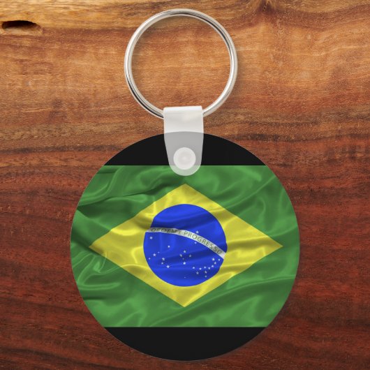 Braziliaanse vlag-Sleutelhanger Sleutelhanger (Voorkant)