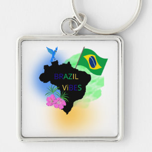 Braziliaanse Vlag Sleutelhanger – Stijlvol & Reis
