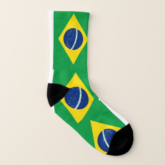 Braziliaanse vlag sokken (Links binnenkant)