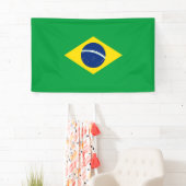 Braziliaanse vlag spandoek (Insitu)