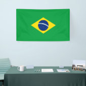 Braziliaanse vlag spandoek (Beurs)