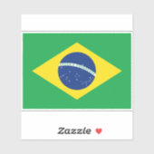 Braziliaanse vlag sticker (Vel)