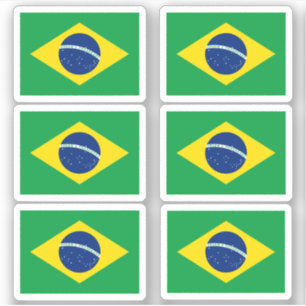 Braziliaanse vlag sticker