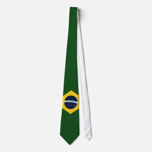 Braziliaanse vlag stropdas (Voorkant)