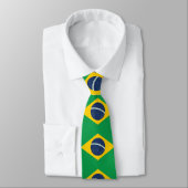 Braziliaanse vlag stropdas (Gebonden)