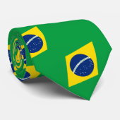 Braziliaanse vlag stropdas (Opgerold)
