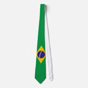 Braziliaanse vlag stropdas