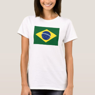 Braziliaanse vlag t-shirt