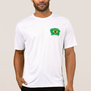 Braziliaanse vlag t-shirt