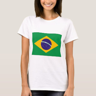 Braziliaanse vlag t-shirt