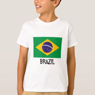 Braziliaanse vlag t-shirt