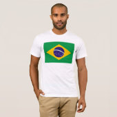 Braziliaanse vlag t-shirt (Voorkant volledig)