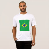 Braziliaanse vlag t-shirt (Voorkant volledig)