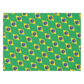Braziliaanse Vlag Tafelkleed (Voorkant (Horizontaal))