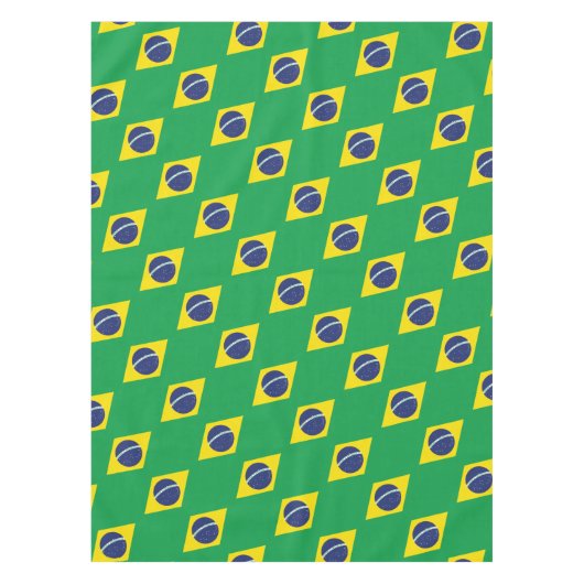 Braziliaanse Vlag Tafelkleed (Voorkant)
