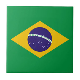 Braziliaanse vlag tegeltje