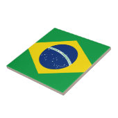 Braziliaanse vlag tegeltje (Zijkant)