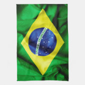 Braziliaanse vlag theedoek (Verticaal)