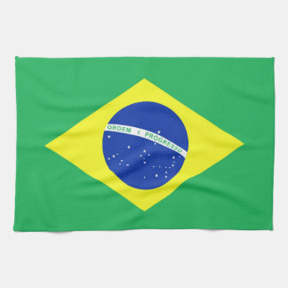 Braziliaanse vlag theedoek