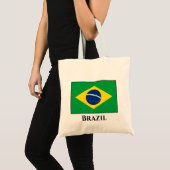 Braziliaanse vlag tote bag (Voorkant (product))