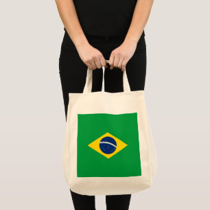 Braziliaanse vlag tote bag