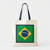Braziliaanse vlag tote bag (Voorkant)
