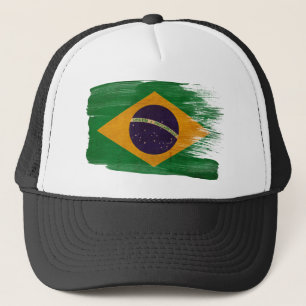 Braziliaanse vlag Trucker Hat Pet