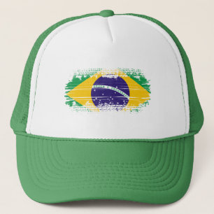 Braziliaanse vlag trucker pet