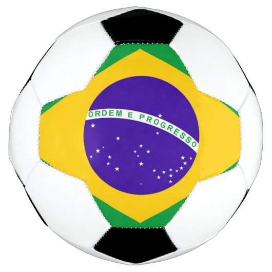 Braziliaanse vlag voetbal (Voorkant)