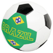 Braziliaanse vlag voetbal (Drie kwart)