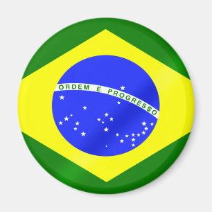 Braziliaanse vlag voor geschenken en t - shirts va magneet