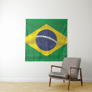 Braziliaanse vlag wandkleed