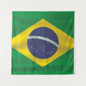 Braziliaanse vlag wandkleed (Voorkant)