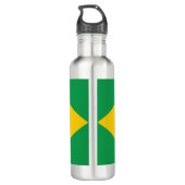 Braziliaanse vlag waterfles  (Achterkant)